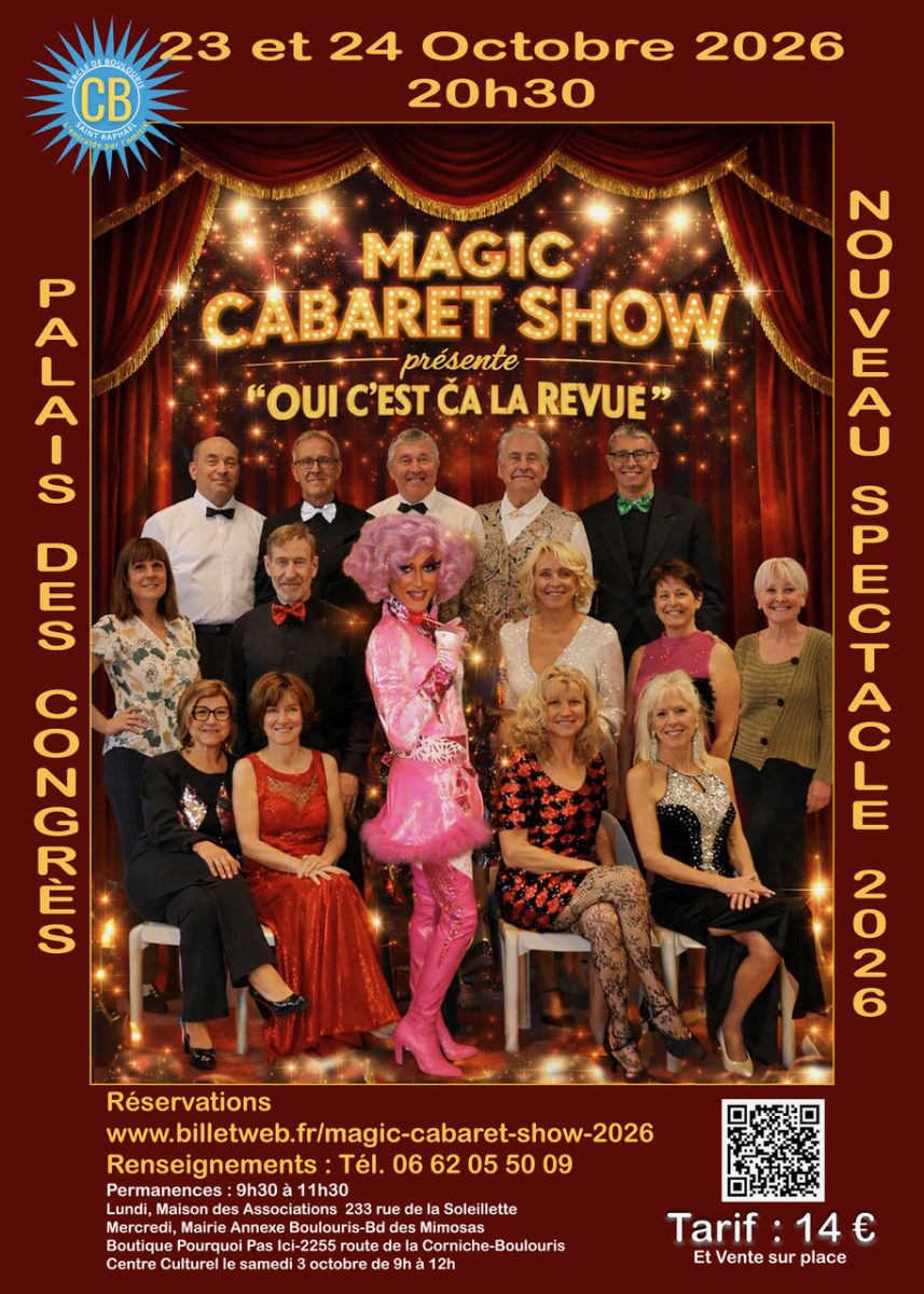 Spectacle du Magic Cabaret Show 23 et 24 Octobre 2026